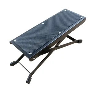 Wholesale steel durable guitar pedal high quality guitar foot rest pedal