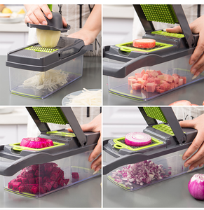 Kitchen <b>Vegetable</b> Chopper Mandoline <b>Slicer</b> with Safety Hand Guard for Quick Food Preparation - Product Image 6