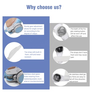 Nouvel Arrivage Attelle Ajustable pour Gros Orteil, Séparateur d'Orteils pour Protrusion Osseuse du Pied et Superposition, Correcteur de Hallux Valgus - Product Image 5