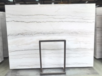 Dalles de marbre blanc de Guangxi en gros, grandes dalles, directement de l'usine, naturelles, modernes, imperméables, pour sols de salle de bain et de salon