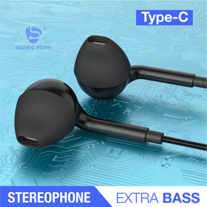 Audífonos Intrauditivos con Cable SOMIC TONE C4, Sonido de Alta Fidelidad, Audífonos <span class=keywords><strong>para</strong></span> Juegos, Teléfono <span class=keywords><strong>Celular</strong></span>, Audífonos con Bajos - Product Image 3