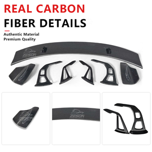 Aileron de coffre arrière en fibre de carbone sèche style AD Swan Neck pour Toyota GR Supra A90 A91 MK5 2019+ - Product Image 2