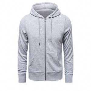 Wholesale Custom Color Logo Men Printed Oversized Cotton Plain Oem Zipper Unisex High Quality Mens Pullover Zip up Hoodie - Product Image 6