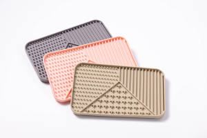 Moderne große umwelt freundliche Silikon-Hunden apf Slow Feeder mit automatischen Saugnäpfen Geschirrs püler sicher für den Innenbereich - Product Image 4