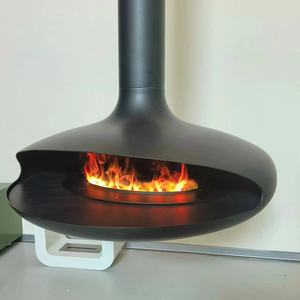 Moderne design binnenhaard van hout, hangende houtkachel voor verwarming op hout en pellets - Product Image 1