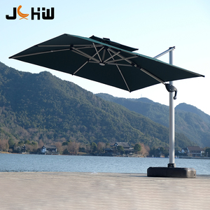 Paraguas de jardín solar LED con carga USB de diseño moderno, precio de fábrica, colorido para restaurante al aire libre, playa, natación, uso en Hotel - Product Image 6