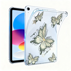 Convient pour l'étui Apple iPad 11 pouces, nouvelle coque souple transparente en forme de papillon, housse de tablette antichoc - Product Image 6