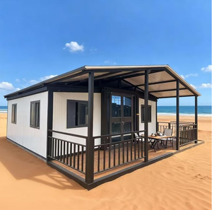 Casa Contenedor Prefabricada Rosa de 20 pies/40 pies, Personalizable y de Instalación Rápida para Tiendas Móviles y Cafeterías al Aire Libre - Product Image 1
