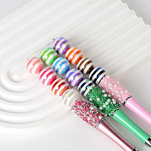 16mm <b>Acrylic</b> rainbow Macaron Striped Contrast Color <b>Bead</b> DIY Beaded Bracelet Necklace Mobile Phone Chain Accessory Wholesale - Product Image 2