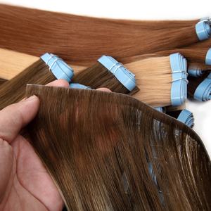 Extension con Tape Invisibile di Capelli Russi all'Ingrosso, Extension con Nastro a Striscia Lunga, Extension Invisibili con Nuovo <span class=keywords><strong>Metodo</strong></span> - Product Image 4