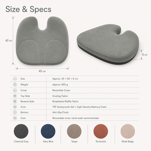 <span class=keywords><strong>Coussin</strong></span> de siège ergonomique en gel TPE alvéolé à mémoire de forme pour chaise de bureau, vente en gros d'usine, fournisseur - Product Image 4