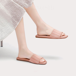 Novedad de Primavera, Pantuflas de Acetato Frescas y Cómodas para Parejas, con Punta Abierta, Antideslizantes, para Interiores - Product Image 3