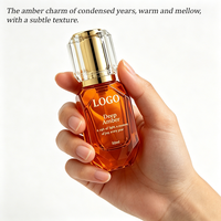 Sérum Visage Bio Vegan 50ml à l'Ambre Profond avec Vitamine E Éclaircissant Anti-Âge Hydratant pour OEM Liquide