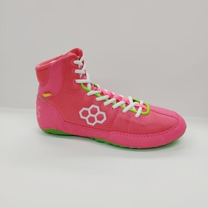 Scarpe da boxe leggere personalizzate da uomo donna con suola in gomma resistente all'usura scarpe da Wrestling traspiranti - Product Image 3