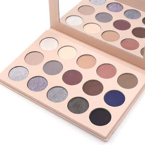 พาเลทอายแชโดว์ของผู้หญิงพาเลทอายชาโดว์แบบวีแกนทรงเสน่ห์สีโครเมี่ยมออกแบบโลโก้ได้ตามต้องการ - Product Image 1