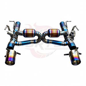 ชุดท่อไอเสียไทเทเนียมแบบ Vortex Heat Shield สำหรับ Ferrari F8 Tributo 3.9T BiTurbo V8 Valvetronic ชุดแต่งสำหรับรถแข่ง - Product Image 3