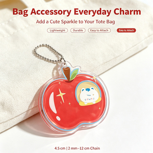 Floating sequins <b>keychain</b> Transparent acrylic charm Bag accessory key chain <b>Custom</b> acrylic <b>keychain</b> - Product Image 6