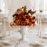 Centre de table de mariage de luxe haut de gamme, arrangement floral artificiel pour la location d'événements et la décoration de table