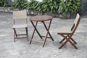 Conjuntos de Muebles de Jardín de Madera Maciza de Teca, Sillas Plegables Minimalistas y Conjuntos de Mesa Plegable para Muebles de Exterior y Muebles de Restaurante - Product Image 4