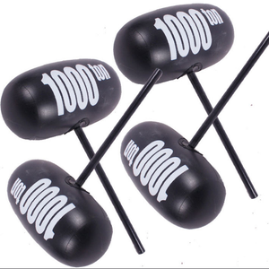 Креативный черный надувной молоток, игрушки с 1000 тонными буквами, напечатанными для праздничных украшений - Product Image 2