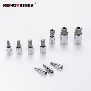 10pcs sửa chữa ô tô công cụ M4-M1 Chrome vanadi thép tác động cờ lê Ổ cắm Bit thiết lập - Product Image 5