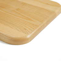 Plateau à collation rectangulaire en bois de frêne avec logo personnalisé Natural House, plat à fruits, plat de service pour bar, café, fête