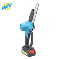 JSPERFECT Set gergaji baterai 6 inci, gergaji mesin listrik Mini 18V/21V untuk penggunaan DIY & industri bersertifikasi CE