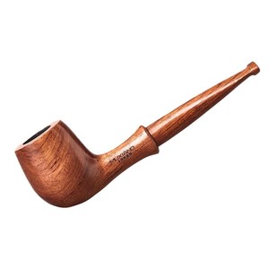 Muxiang Rosewood Smoking Pipe Bent Type 9mm Carbon Filter Solid Wood Tobacco Pipe For Men Gift - Product Image 5