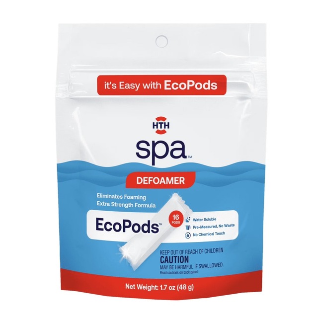 Spa Care EcoPod Defoamer Pods (Water-Soluble), 16 Count ,Spa Water Treatment