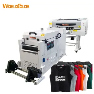 automatischer t-shirt-dtf-drucker für kleidung dtf-tintenstrahldrucker a3 pet-foliendrucker xp600 i3200 doppelkopf-druckmaschine ofen