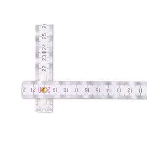 Metrie règle pliante 2m Parfait 10, Blanc, avec joints en acier - Product Image 3