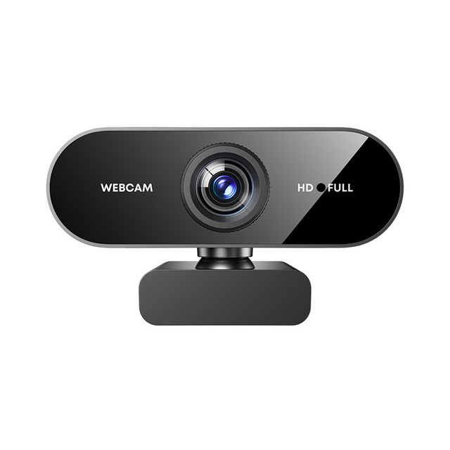 1080P Online Class Webcam Microphones USB Plug-and-Play Driver-free Universal Computer Camera Live Video Streaming Stock Model