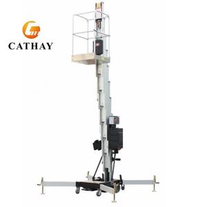 Plataforma de Trabajo Elevadora de Aluminio de 10M 12M, Elevadores para una Persona, Plataforma de Trabajo Aérea, Gran Venta - Product Image 6