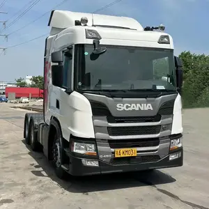 Usado scania caminhão cabeça 450HP caminhão trator euro 5 6x4 scania R450 caminhão trator usado