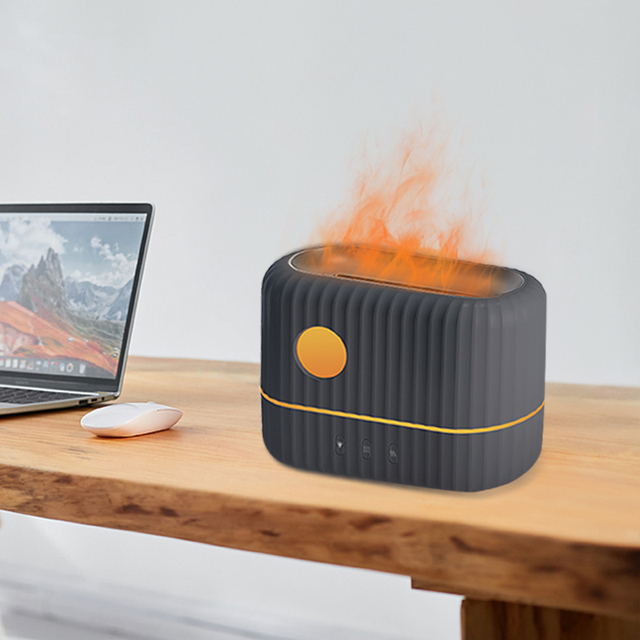 2023 Home Fragrance Ultrasonic Diffuser Machine 3D Flame Smart Aroma Diffusers for Hotel/home/yoga Room