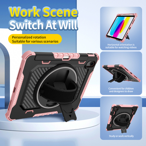 Custodie Antiurto per Tablet per Scuole ed Educazione, per <span class=keywords><strong>iPad</strong></span> 10a Generazione <span class=keywords><strong>10.9</strong></span> Pollici con Supporto Pieghevole Rotante - Product Image 2