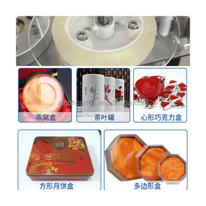 2025 băng tự động xung quanh niêm phong máy tính để bàn loại Biscuit container/tin/lon/lọ Băng xung quanh niêm phong niêm phong máy - Product Image 4