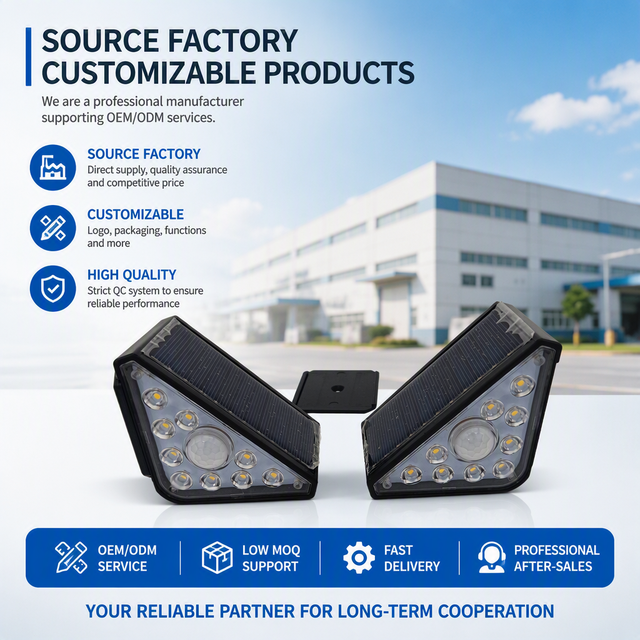 Source Factory OEM Motion Sensor Step Light LED  Stair Lights for Outside Garden Patio Yard Porch LED Induction Lamp