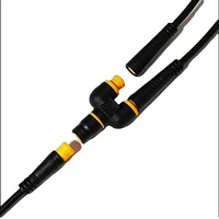 Connecteur M8T aviation trois voies 3 broches mâle/femelle en cuivre, indice de protection IP67, 3A 12V pour trottinette électrique, connexion câble USB DIN