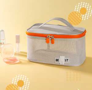Nouvelle trousse de maquillage ouverte pour les vacances, sac de rangement pour voyages d'affaires, fabricant de trousses de maquillage, grande capacité, sensation haut de gamme - Product Image 6
