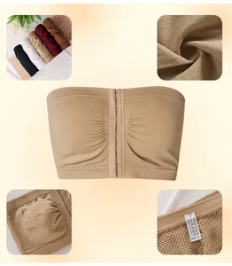 Soutien-gorge de beauté féminin sans bretelles, sans armatures, respirant, beau soutien-gorge à crochet avant pour <span class=keywords><strong>femmes</strong></span>, sans couture - Product Image 3
