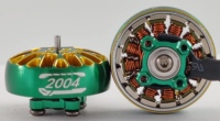 מנוע ללא פחמים HAOHENG 2004 1850KV/2500KV/3000KV IP54 עמיד למים מגנט קבוע סגסוגת טיטניום 3-6S 12-24V 15.26-25.82A רחפן