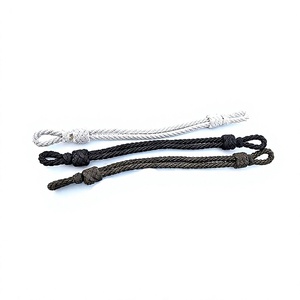 Silver <b>Braided</b> Cap Chin Cord Metal Trim Visor Hat <b>Accessory</b> for Formal & Parade Style Caps cord - Product Image 1