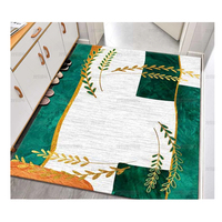 Tapis de sol imprimés lavables personnalisés en polyester 3d de luxe moderne pour le salon et la chambre d'enfants