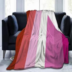 Lgbt Regenboog Trots Flanellen Deken Lederen Latex En Bdsm Trots Regenboog Vlag Variant Flanellen Sierbed Sofa Deken - Product Image 6