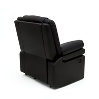 Fauteuil inclinable électrique moderne et fonctionnel pour salon, avec porte-gobelet, massage et réglage du repose-tête, pour une relaxation optimale.