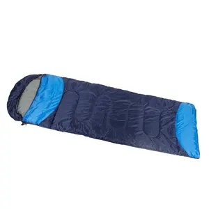 Cheap Overnight Outdoor Camping Hooded Rectangular Sleeping Bag For Men And Women