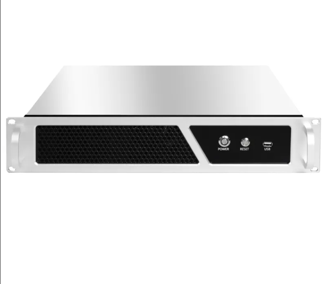 High Quality 2U Rackmount 19 Inch Industrial PC Case 350mm Depth Server Chassis for Karaoke & Game PC ATX Form Factor