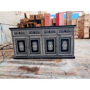 Mueble de Almacenamiento para Sala de Estar de Madera Maciza Pintado a Mano, Venta al Por Mayor, para Uso Doméstico o Hotelero, Compra en Línea Disponible en India - Product Image 6