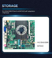 Mini-ITX-Motherboard Intel Core 3. Generation I5 3317U Dual-Core-Quad-Core-Mainboard mit DDR3 8G DC12V MSATA Win10 2/6 * COM